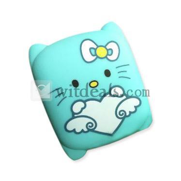 iPhone5・5sオシャレモバイルバッテリーカワイイ！iPhone5にも対応　持ち歩きたくなるモバイルバッテリー2800mAh　ブルー　